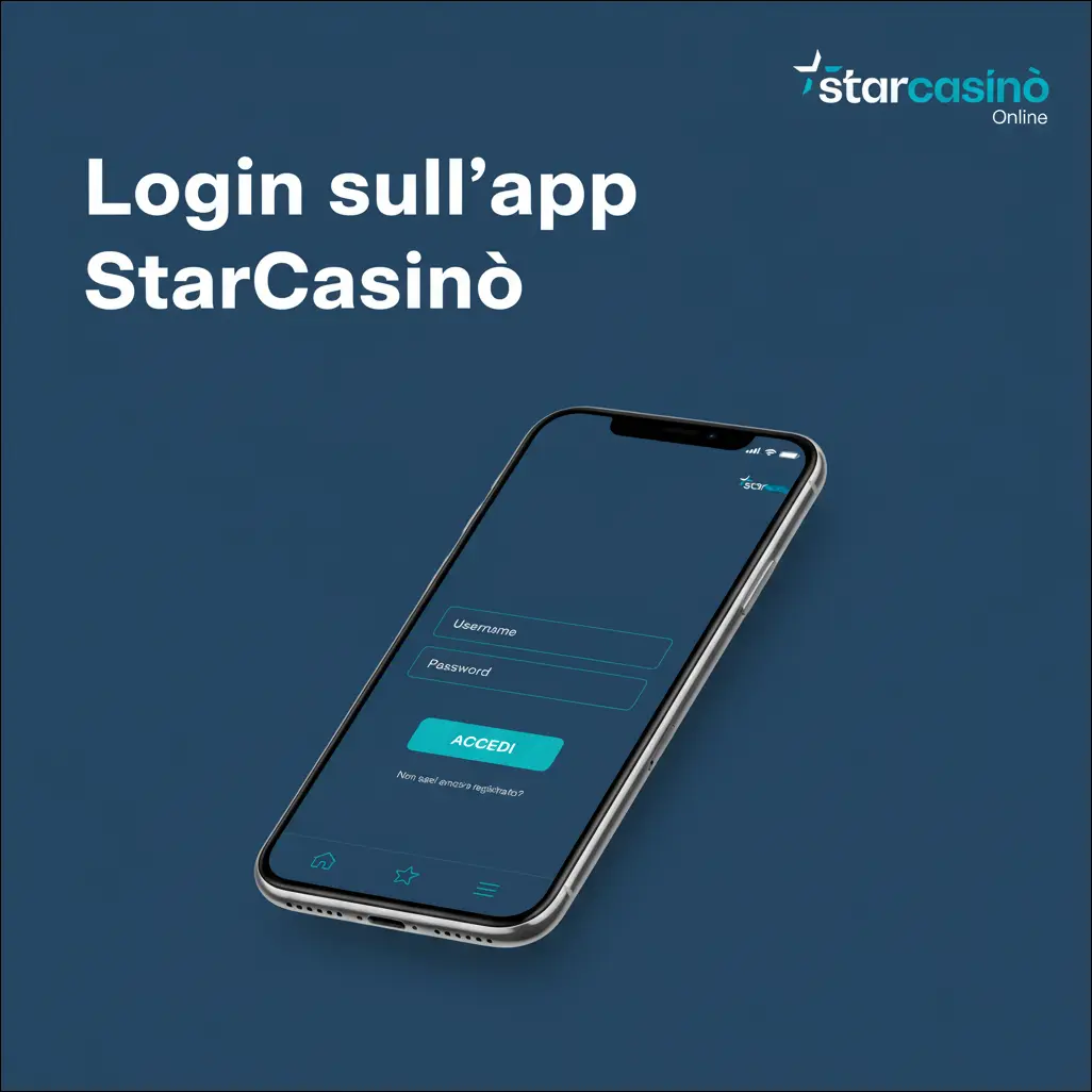 Login sull'app StarCasinò