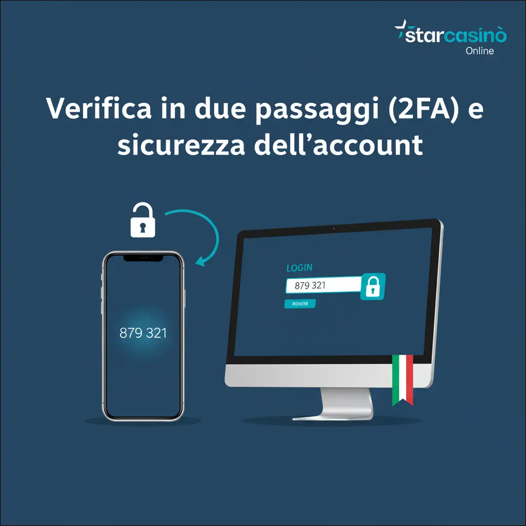 Verifica in due passaggi 2FA e sicurezza