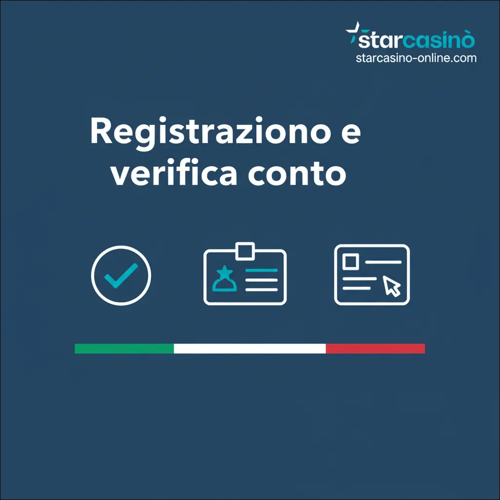Registrazione e verifica conto