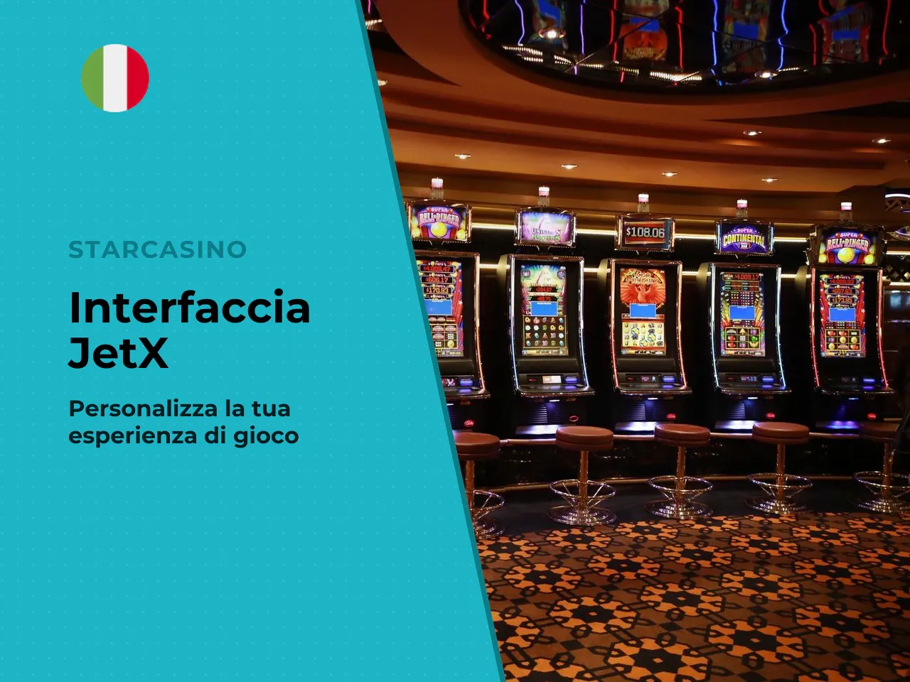 Quali funzioni sono disponibili nell'interfaccia JetX. L'interfaccia base di **JetX** si arricchisce di pannelli che riducono l'affaticamento operativo durante il gameplay: