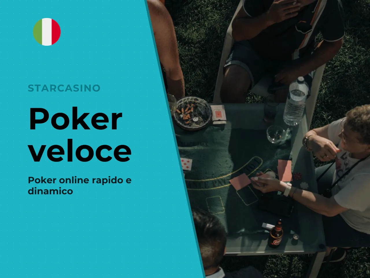 Un tavolo 6-max digitale genera tra le 60 e le 90 mani all'ora, contro le 25-35 tipiche del gioco nei casinò fisici. L'interfaccia della poker room automatizza la divisione dei piatti complessi e util