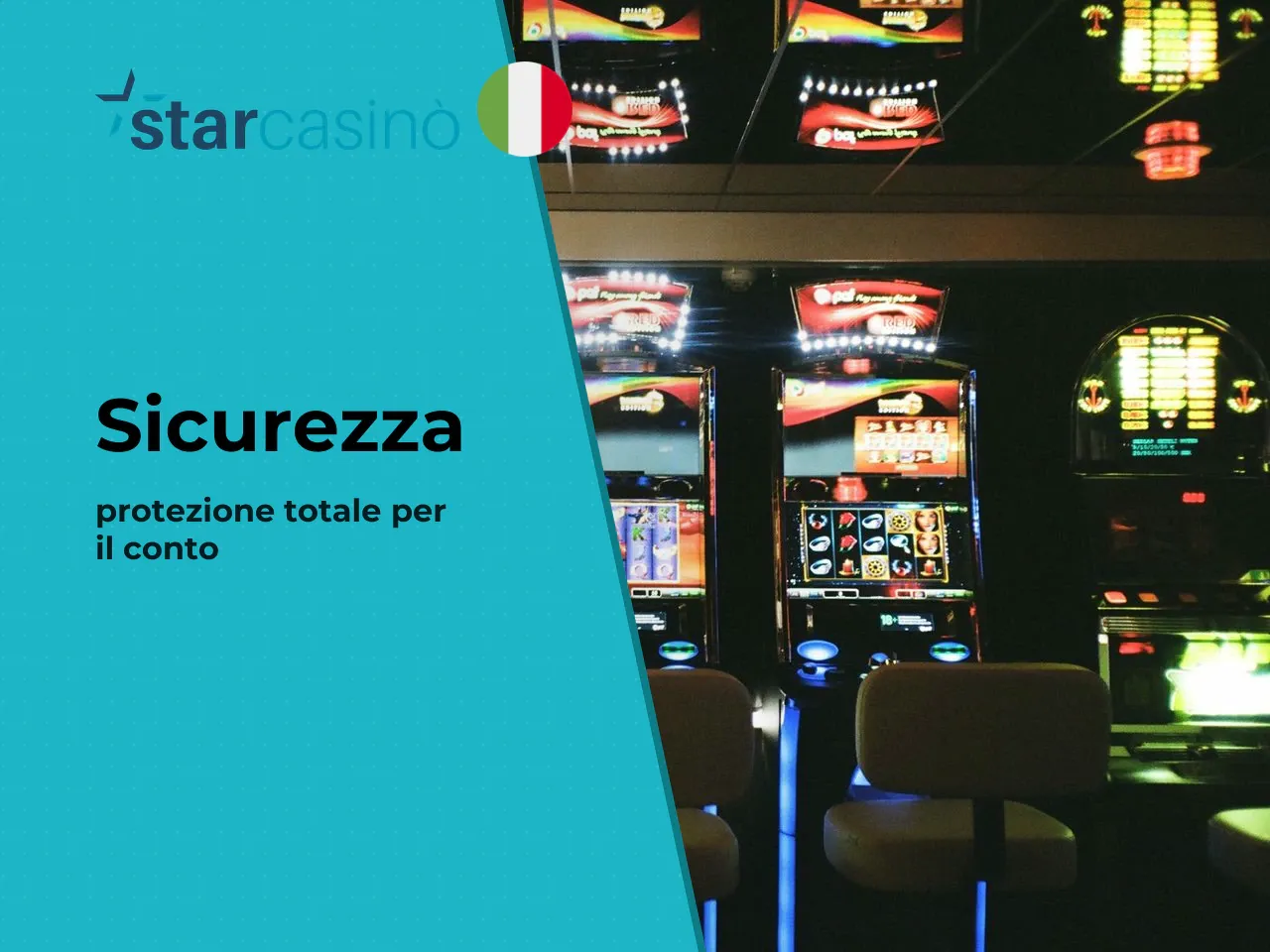 Sicurezza dei dati e del conto. StarCasinò adotta crittografia **SSL/TLS** verificabile dal certificato del browser, con protocollo HTTPS attivo su tutte le pagine. La conformità al **GDPR** è garanti